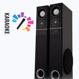 Zebronics Zeb BT9500 Pro tower speaker 120W RMS | Karaoke Compatible | BT v5.0/ USB / AUX / FM / Optical IN / HDMI  (ARC)