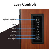 ZEBRONICS BTM7450RUCF 50W RMS 2.0 Channel Wireless Bluetooth Tower Speaker | Karaoke compatible