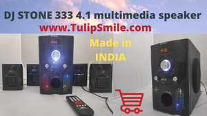 DJ STONE 333 4.1 bluetooth multimedia speaker - Tulip Smile