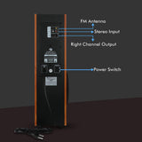ZEBRONICS BTM7450RUCF 50W RMS 2.0 Channel Wireless Bluetooth Tower Speaker | Karaoke compatible